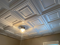 Paneles de Techo de PVC Blancos, Decorativos, para Baño, Decoración del Hogar, Revestimiento Acústico, Panel Falso de Plástico, Material de Construcción Interior