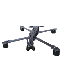 Kit de cadre de drone de course FPV Mark4 7 pouces 295 mm en fibre de carbone pour freestyle, avec bras de 5 mm et application pour caméra