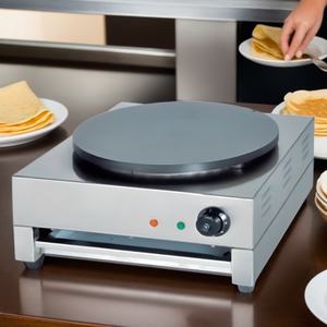 Commercial grand <span class=keywords><strong>Mini</strong></span> crêpe et crêpe 3000w 40CM cuisinière plaque chauffante une collation rotatif électrique gaz faisant la plaque Machine fabricants casserole - Product Image 5
