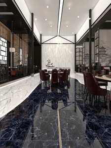 Azulejos de piedra de lujo de Guangdong Foshan 750X1500, pizarra verde, suelo de mármol Cloisonne, Jade frío para pared Interior, función de ladrillo refractario - Product Image 6