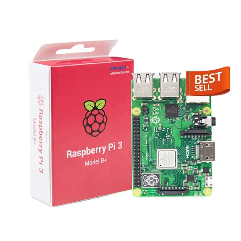 Hot selling Raspberry Pi 3 Model B Pi 3B/3B+/3B Plus in stock Development Board WiFi Element14