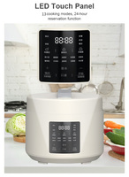 Autocuiseur Électrique Intelligent Programmable 900W 4L avec Minuteur Préprogrammable 24H et Maintien au Chaud Automatique, Panneau Tactile LED – Commande en Gros