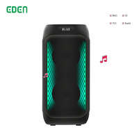 Altavoz Eden Party, Nuevo Producto, Altavoces Bluetooth Dobles de 6.5 Pulgadas, Altavoz Inalámbrico para Fiestas, Caja de Altavoz de Plástico, Altavoz X Bass