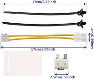 8193762 <span class=keywords><strong>Fusible</strong></span> thermique pour <span class=keywords><strong>lave</strong></span>-<span class=keywords><strong>vaisselle</strong></span> Whirlpool KitchenAid Remplace 8269213 AP3178588 PS774514 ER8193762 959376 - Product Image 2