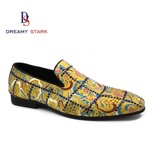 Chaussures habillées et Richelieu pour hommes, en cuir véritable, faites à la main, de haute qualité, avec motif diamant DIY, logo personnalisé, marque originale - Product Image 1