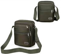 Modische Outdoor-Umhängetasche für Herren mit anpassbarem Logo aus strap azier fähigem Nylon mit Charakter muster