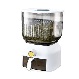 <b>Large</b> <b>Plastic</b> Foldable <b>Storage</b> Box Dustproof 13kg Rice and Kitchen Cereal Container with Pulleys Sealed for Food <b>Storage</b> - Product Image 5