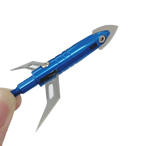 Bền Hạt 100 Bắn Cung Thép Không Gỉ Săn Bắn Đầu Rộng Nỏ Đầu Mũi Tên Với 2 Lưỡi Săn Bắn Mũi Tên Và Cung - Product Image 6