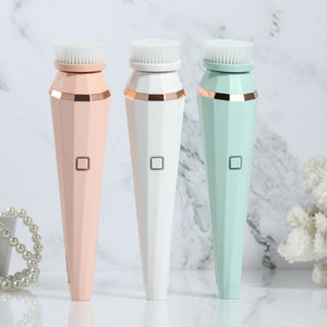 Nouveau 4 en 1 Rechargeable Ultrasonic Beauty Electric Facial Brush Your Silicone Face Scrubber and Cleansing Essential - Product Image 5