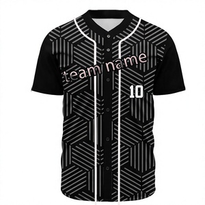 Uniformes de Béisbol Personalizados con Impresión Digital 100% Poliéster, Proveedor Mayorista de Camisetas de Equipo OEM - Product Image 1