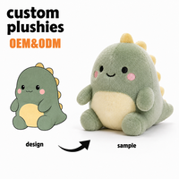Fabricant de poupées en peluche personnalisées OEM ODM, jouets en peluche avec broderie et impression sur mesure pour cadeaux de marque et vente en gros