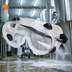 Lunettes de sécurité EN ISO 16321-1 ventilation indirecte lentille PC transparente protection particules - Product Image 1