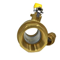 Vannes d'arrêt à bille en laiton à passage complet, filetage NPT femelle 1/2 et 3/4 pouce, 600 psi, pour gaz naturel