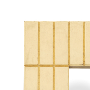 Modern Rectangular Wall Mirror Gold Frame Decorative Accent for Bedroom Bathroom Office Styling - Product Image 5
