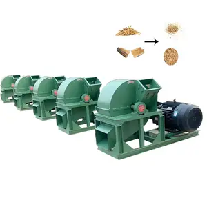 Drum Electric Wood Chipper Wood Chipping Machine