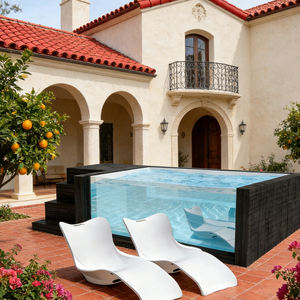 Kit de piscine en fibre de verre de haute qualité pour le plaisir en plein air, parfait pour les enfants et les adultes, protégé contre les UV pour une longue durée de vie - Product Image 4