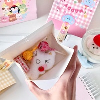 Boîte à bonbons mignonne de haute qualité avec poignées en PVC, écologique, réutilisable, cadeaux pour enfants de maternelle, sacs d'emballage en gros