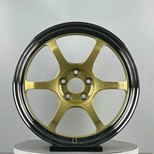 Jantes forgées classiques de 20, 21 et 22 pouces, finition or brillant, 5x114.3, jantes pour voitures musclées, adaptées à la Chevrolet <span class=keywords><strong>Camaro</strong></span> SS, <span class=keywords><strong>Dodge</strong></span> Challenger <span class=keywords><strong>SRT</strong></span> - Product Image 3