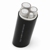 Câble d'alimentation basse tension WDZ-YJLV 0.6/1KV, aluminium XLPE PVC, non armé, pour la construction civile en vrac
