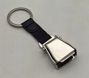 Llavero de Hebilla de Seguridad para Cinturón de Seguridad con Correa de Nailon Negra Personalizada al por Mayor para Amantes de los Aviones - Product Image 1