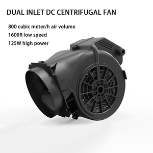 พัดลมระบายอากาศอุตสาหกรรม AC 220~240V/50Hz แบบหลายช่องลม ใบพัดพลาสติก ติดตั้งในท่อ รองรับ OEM ODM - Product Image 5