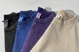 250 Grammi di T-Shirt Personalizzate Taglie Forti Abbigliamento <span class=keywords><strong>Uomo</strong></span> T-Shirt Effetto Acid Wash Magliette Vintage Oversize Personalizzate per <span class=keywords><strong>Uomo</strong></span> - Product Image 3