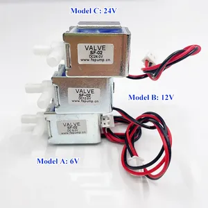 Mikro Mini elektrikli Solenoid vana N/C akış hızı 7L/Min normalde kapalı su hava valfi maksimum basınç 450 Mmhg özel özel - Product Image 4