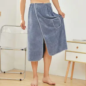 Men's Bath Towel Bath Towel Men Skirt Can Wear Wrapped For Men Adult Clothes Are Soft Thickened And Absorbent