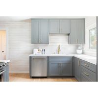 Cuisine Modulaire de Luxe Moderne en Bois Massif Style Shaker pour Maison