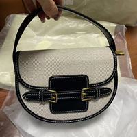 Sac bandoulière en toile pour femmes, vente en gros, sacs à main et pochettes tendance pour dames, sac à bandoulière en toile de luxe personnalisé avec logo, petit format
