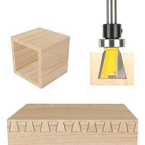 <span class=keywords><strong>Dovetail</strong></span> Router bits với dưới mang chế biến gỗ khắc <span class=keywords><strong>bit</strong></span> tungsten carbide phay Cutter 5/8 "tuôn ra cắt tỉa - Product Image 2