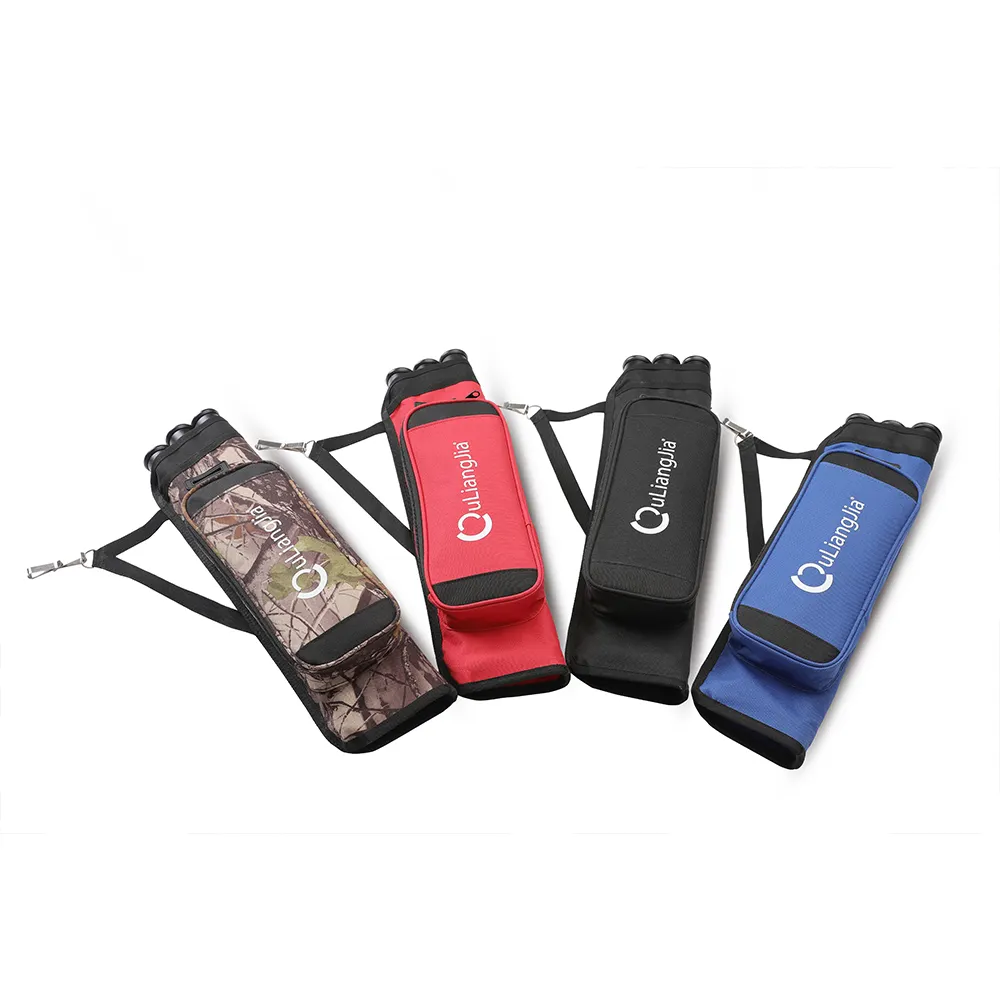 Hot Sale Customized Hunting Archery 3 Tube Arrow Hip Quiver Waist Side Target Quiver for Shooting