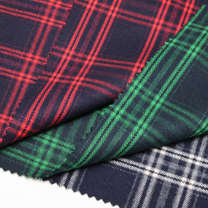 Vải dệt kiểm tra t/r Chất lượng cao cấp (chải và ép hơi nước) phù hợp với áo sơ mi - Product Image 2