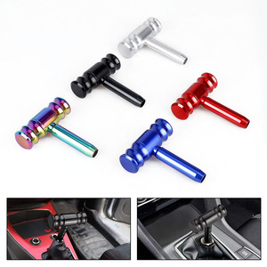 Aluminium Alloy Car Gear <b>Shift</b> <b>Knob</b> T Shape Ergonomic Silver With 3 Screws And 1 Wrench - Product Image 4