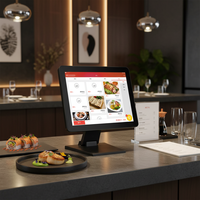 OEM Nouveau 15 17 19 Pouces 4:3 Écran tactile étanche IP65 Moniteur TFT LCD Verre Panneau robuste PC pour machine de point de vente Kiosques commerciaux