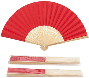 Vente chaude 2021 : Éventails de mariage en papier et bambou de 21 cm, parfaits pour les mariages, les promotions et les cadeaux - Product Image 6