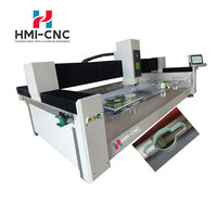 Machine à chanfreiner le verre CNC HMI 3-20 mm avec broche de 11 kW, découpe et perçage automatiques