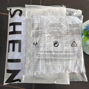 Custom Your Own Logo Recycled Zipper Pouches Matt Clear Apparel Shipping Clothes Packaging Bag Plastic Ziplock Bags