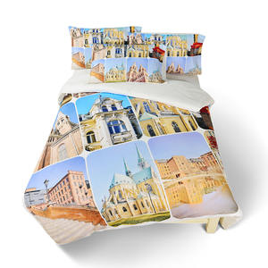 Sábana de poliéster con estampado 3D <span class=keywords><strong>barata</strong></span>, Sábana doble, fundas de almohada, juego de <span class=keywords><strong>funda</strong></span> nórdica, sábanas para cama de niños - Product Image 6