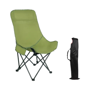 Chaise de camping pliable ultra-légère à dossier haut confortable pour la pêche en plein air - Product Image 6