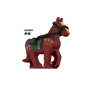 Figurines de blocs de construction en plastique de <span class=keywords><strong>la</strong></span> série Animal populaire Knight Mount, antiques chevaux de <span class=keywords><strong>guerre</strong></span> - Product Image 2