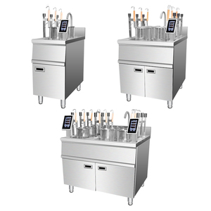 Olla Eléctrica Comercial <span class=keywords><strong>de</strong></span> Acero Inoxidable con Pantalla Táctil, Doble Control, Elevación Automática, 12KW, para Cocinar Fideos y Pasta, Equipo <span class=keywords><strong>de</strong></span> <span class=keywords><strong>Cocina</strong></span> - Product Image 2