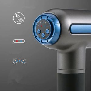 Pistolet de massage portable sans fil à double tête pour relaxation musculaire profonde et massage des tissus musculaires - Product Image 4