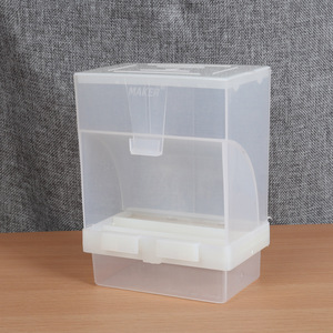 กล่องใส่อาหารเครื่องจ่ายน้ำเพื่อป้องกันไม่ให้นกแก้วหกอัตโนมัตินกกิ้งโครงหงอนนกขนาดเล็กตัวป้อนนกแก้วขนาดเล็ก - Product Image 1