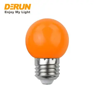 Werbe-Weihnachtslampe 1 W 2 W 3 W rote grüne gelbe orange blaue G45-Blühre für Festival