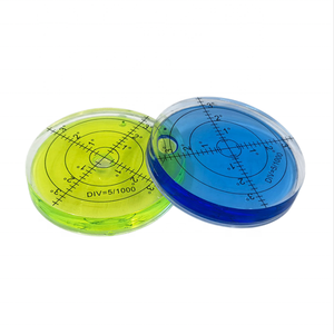 Nivel de burbuja universal de alta precisión 360. Nivel de burbuja circular tipo ojo de buey con escala para trípode de cámara, instrumento de topografía - Product Image 5