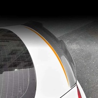 Aileron de coffre et de toit en ABS noir brillant et à motif carbone pour Audi A5 F5 Sportback 2017-2024