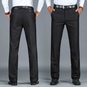 Hot Sell Wholesale Dress Winter <b>Thick</b> Men Trousers Business Slim Fit Stretch Casual Formal Suit Plus Size Pants - Product Image 3