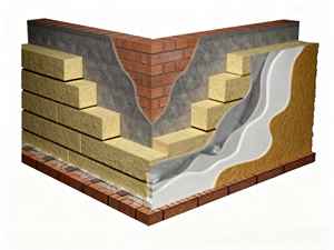 HEJ Industrial Bandes de laine de roche hydrophobe ininflammable pour isolation des cavités murales, pré-coupées 150 mm, pour chambre et extérieur, écoénergétiques - Product Image 5