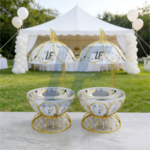 Los Más Vendidos 2025, Suministros para Catering, Platos para Calentar Comida de 8L, Calentadores de Comida tipo Buffet, Plato para Calentar Dorado para Catering - Product Image 5